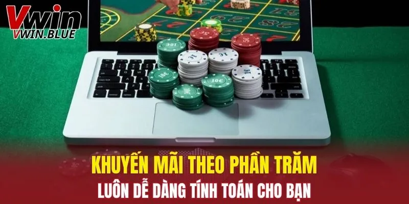 Khuyến mãi theo phần trăm luôn dễ dàng tính toán cho bạn