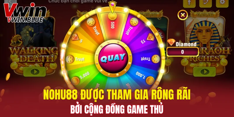 Nohu88 được tham gia rộng rãi bởi cộng đồng game thủ